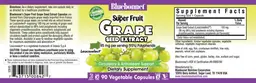 Label for Grape Seed Extract