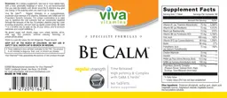 Label for Be Calm Regular Strength