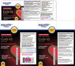 Label for High Absorption CoQ-10 100 mg