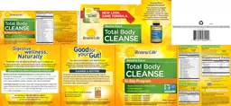 Label for Total Body Cleanse 1 Herbal Cleanse