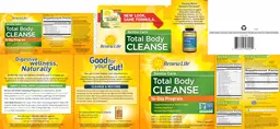 Label for Total Body Cleanse 3 Colon Cleanse