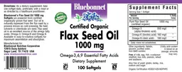 Flax Seed Oil 1000 mg