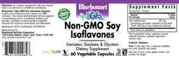 Label for Non-GMO Soy Isoflavones