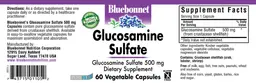 Label for Glucosamine Sulfate 500 mg