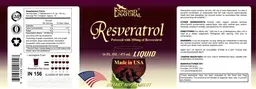 Label for Resveratrol Liquid