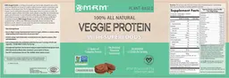 Label for Veggie Protein Cinnamon Bun