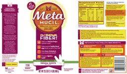 Label for 4 in 1 MultiHealth Fiber! Original Smooth Fiber Powder