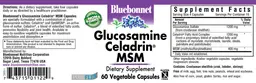 Label for Glucosamine Celadrin MSM