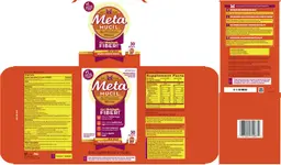 Label for 4 in 1 MultiHealth Fiber! Orange Smooth Singles 