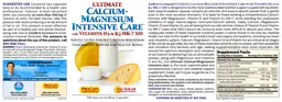 Label for Ultimate Calcium-Magnesium Intensive Care With Vitamins D3 & K2 MK-7 100