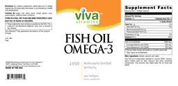 Label for Fish Oil Omega-3