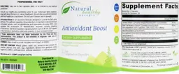 Label for Antioxidant Boost