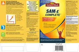 Label for SAM-e Complete 400 mg