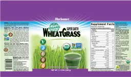 Label for Organic WheatGrass