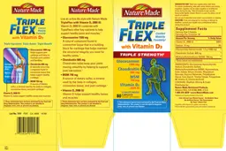 Label for TripleFlex With Vitamin D3