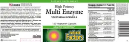 Label for High Potency Multi Enzyme