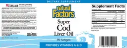 Label for Super Cod Liver Oil