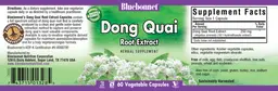 Label for Dong Quai Root Extract