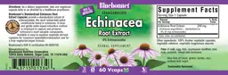 Label for Standardized Echinacea Root Extract