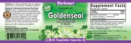 Label for Standardized Goldenseal Root Extract