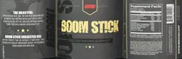 Label for Boom Stick