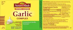 Label for Garlic Complex