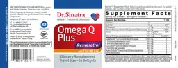 Label for Omega Q Plus Resveratrol And Turmeric