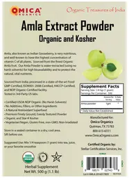 Label for Amla Extract Powder
