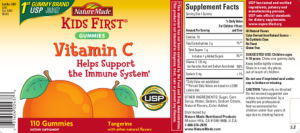 Vitamin C Gummies Tangerine
