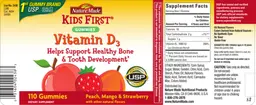 Label for Vitamin D3 Gummies