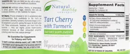 Label for Tart Cherry With Turmeric
