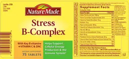 Label for Stress B-Complex