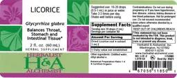 Label for Licorice