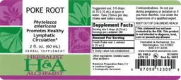 Label for Poke Root