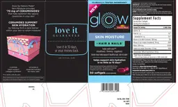 Label for Skin Moisture + Hair & Nails