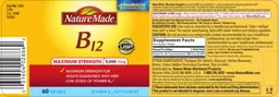 Maximum Strength B12 5,000 mcg