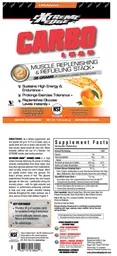 Label for Carbo Load Orange Flavor