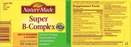 Label for Super B-Complex