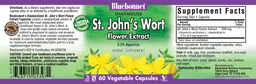 Label for Standardized St. John's Wort Flower Extract