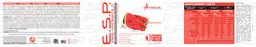 Label for E.S.P. Pre-Workout Watermelon