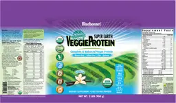 Label for Organic VeggieProtein Vanilla