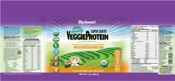 Label for Organic VeggieProtein Vanilla Chai