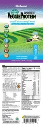Label for Organic VeggieProtein Vanilla