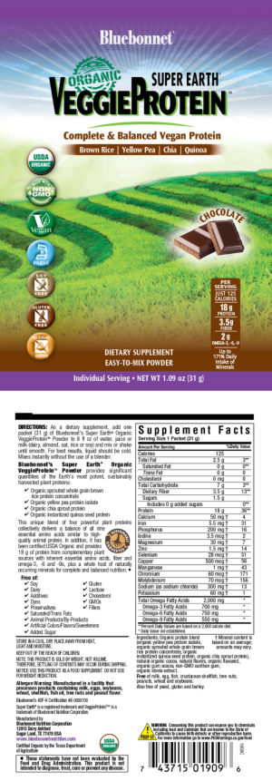 Organic VeggieProtein Chocolate