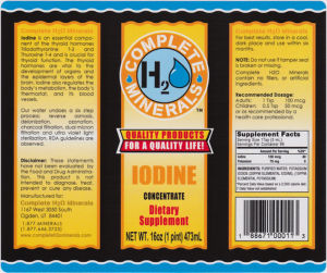 Iodine Concentrate