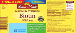 Maximum Strength Biotin 5,000 mcg