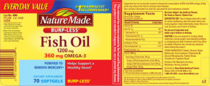 Burp-less Fish Oil 1200 mg