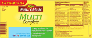 Label for Multi Complete
