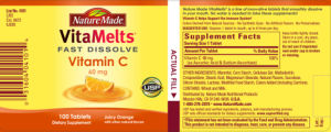 Vitamin C 60 mg Juicy Orange
