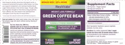 Label for Green Coffee Bean